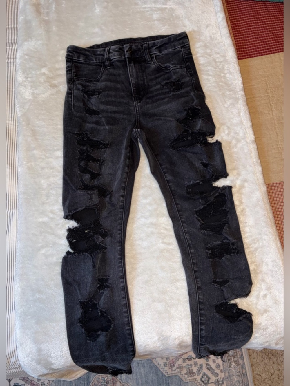Distressed American Eagle jeans